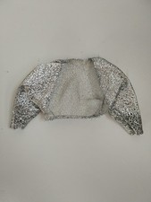 Barbie Whitney Giacca Laura Jewel Secrets Vintage Sparkly Argento Steffie