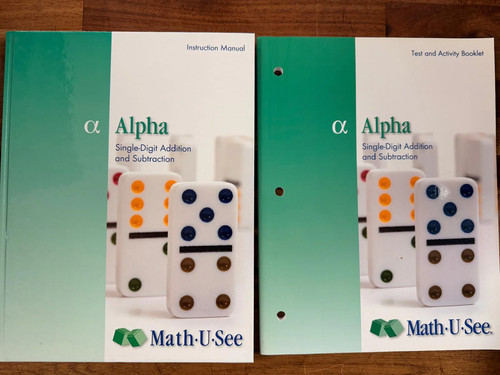 Math see alpha instruction - math-u-see,