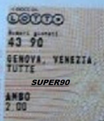 Metodo lotto terno - lotto, perfetto
