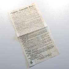 BUGIARDINO VALERO CAMOMILLA ROSSI BIOFARMACI VANONI MILANO ANNI 50/60 L0835S10