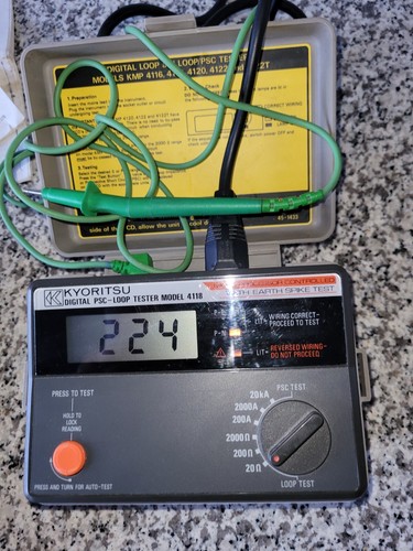 Kyoritsu 4118 loop - loop, psc