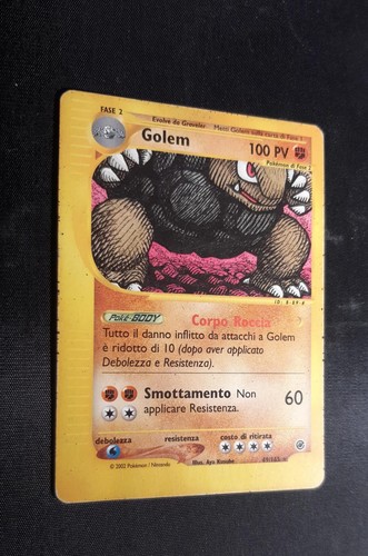 Carta pokemon golem 49 165 - carta,