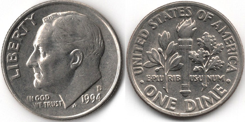 Usa dime 1994 - usa, 1