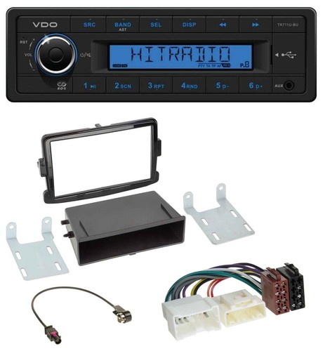 Autoradio usb vdo aux - 1din, mp3