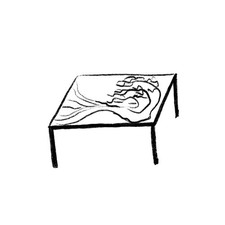 Tavolo in resina epossidica