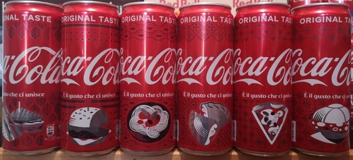 Lattine coca cola - cola:, italia