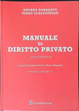 MANUALE DI DIRITTO PRIVATO TORRENTE ANDREA - SCHLESINGER PIERO GIUFFRE' 2013 \