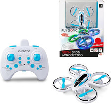 Neon Drone Acrobatico Con Luci LED Blu E Verde, Volo Stabile + Acrobazie a 360°,