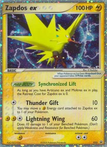 Zapdos 033 pokemon - zapdos,