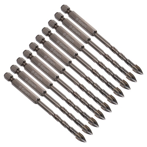 10pz punte per trapano - punte,