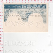I7868 COMO 1899 GRAND HOTEL PLINIUS ILLUSTRATORE G CAMPI