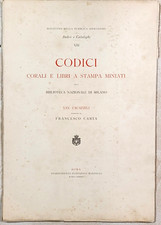 1895 CODICI CORALI E LIBRI A