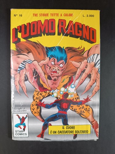 Fumetto uomo ragno - ragno, ed