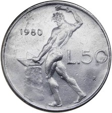 Lotto monete 50 Lire varie