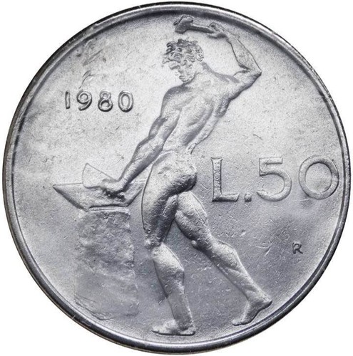 Lotto monete lire - lotto, 50