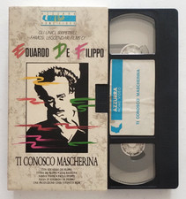 Vhs Ti Conosco Mascherina Film Commedia Eduardo De Filippo Videocassetta (V183)
