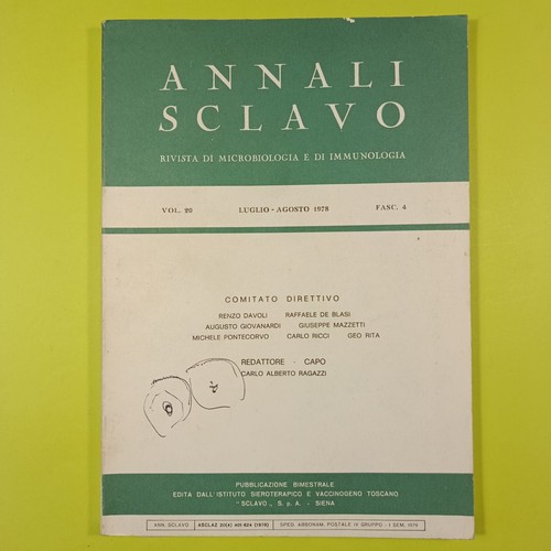 Annali sclavo rivista - sclavo, di