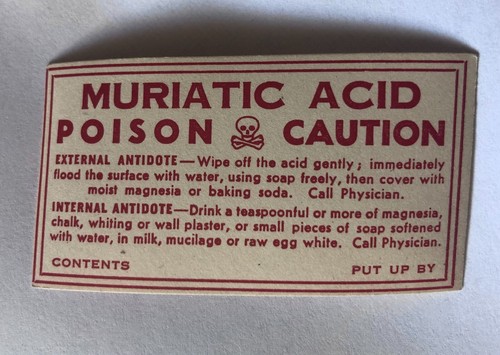 Etichetta medicinale vintage
