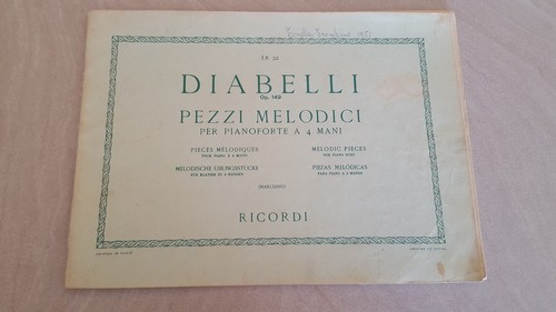 Spartito epoca diabelli op - spartito,