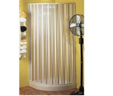 BOX DOCCIA A SOFFIETTO SPAZIO LUNA STRUTTURA PVC APERTURA LATERALE CM.90x90x185H