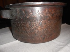 Tegame in rame antico casseruola '700