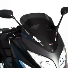 PARABREZZA FUME' YAMAHA T-MAX 500 iniezione 2011 FACO ORIGINALE + STAFFE