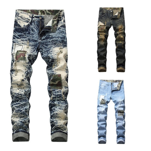 Jeans uomo strappati - , effetto