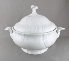 ZUPPIERA in porcellana bianca Hutschenreuther Selb VINTAGE Germany DRESDEN