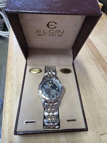 Orologio uomo elgin acciaio - orologio,