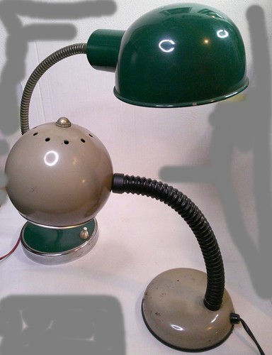 Coppia lampada vintage anni - coppia,