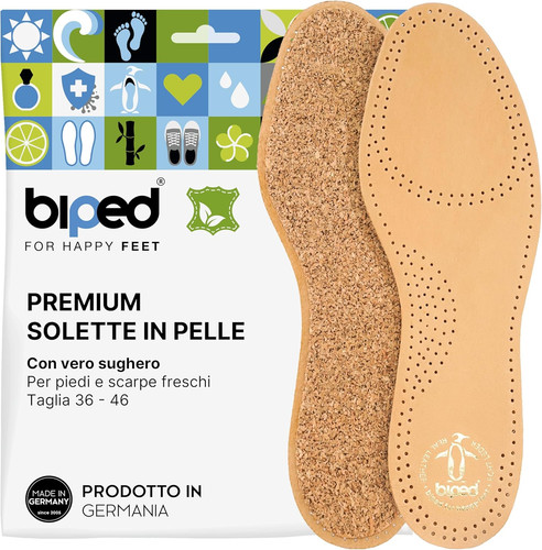 Solette pelle per scarpe - in,