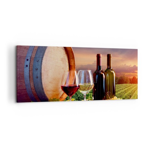 Quadro tela 120x50cm vino - su,
