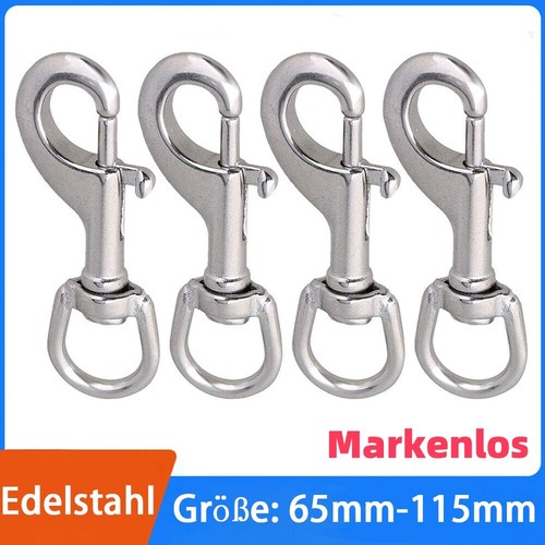 Moschettone acciaio inox con