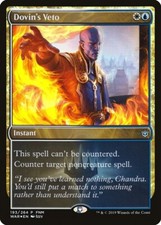 MTG DOVIN's VETO FOIL ITALIAN EXC - VETO DI DOVIN - FNM - MAGIC
