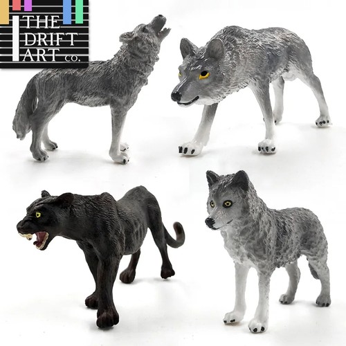 1pz simulazione lupo leopardo - 1pz,