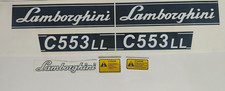 ADESIVI DECALCOMANIE LAMBORGHINI C 553 LL PER TRATTORI AGRICOLI LAMBORGHINI