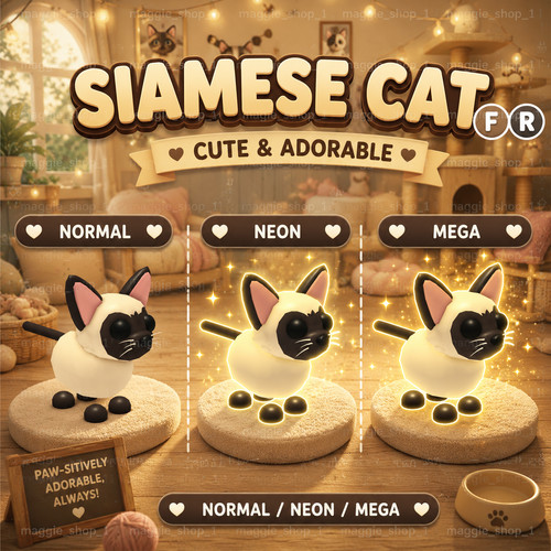 Siamese normale neon mega - siamese, fr