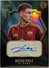 Matias Soule 32/49 Autograph Topps Fabrizio Romano Here We Go 2024