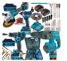 Mega Akku-Werkzeugset 4in1 48V Avvitatore Elettrico Trapano Pneumatico Macina