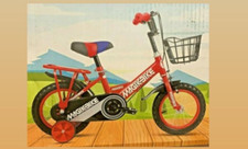 MAGIC 12" BICICLETTA CON RUOTE GONFIABILI COLORE ROSSO B019