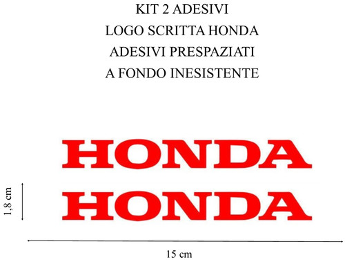 Adesivo adesivi honda vinile - adesivo,