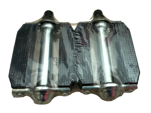 Coppia pedali metallo e - in,