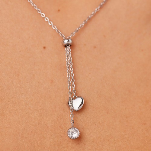 Sagapò collana cuore - y,