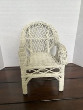 Sedia in vimini bianco