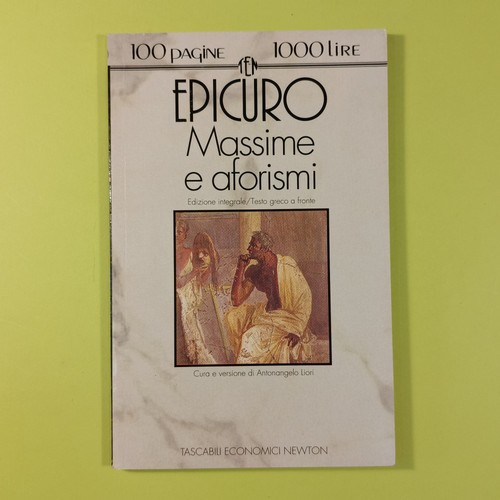 Epicuro massime aforismi - e,