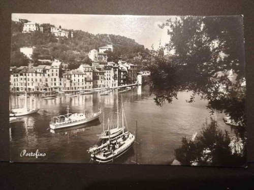 Cartolina portofino porto - cartolina,