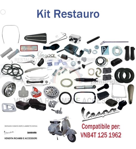 Kit restauro vespa 125 - restauro,