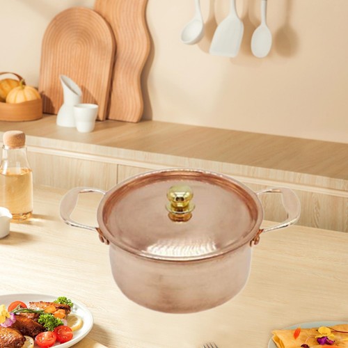 Pentola rame con coperchio - rame,