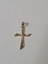 Ciondolo croce in oro giallo