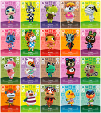 Carte Animal Crossing/amiibo/serie 4/n. 301-400/versione EU/NUOVO/ORIGINALE